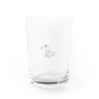 のってぃーのこいぬのらくがき Water Glass :front