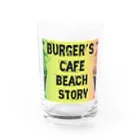 バーガーズカフェビーチストーリーのBeach Story / ビーチストーリー Water Glass :front