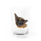 Blue Sky Pupsのジャーマンシェパード Water Glass :front