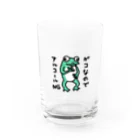 電気鰻雑貨のゲコのカエル Water Glass :front