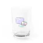 ぽぽふぅ。のしかくたち Water Glass :front