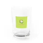 ニコニコの円結びネコ Water Glass :front