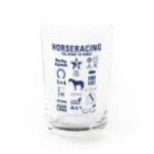 KAWAGOE GRAPHICSのHORSERACING GRAPHICS 紺 Water Glass :front