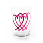 2n3n designのハート （ビッグ） Water Glass :front