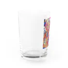 Miiie（ミエ）のらくがきんぐ Water Glass :left