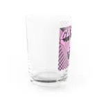 バンズオリジナルの<GBR> ロビット PINK Water Glass :left