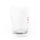 ワンポイントロゴ好きのHMYCワンポイントロゴ Water Glass :left