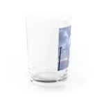 Hatumiの早朝の雲 Water Glass :left