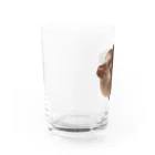 モルモットのミマモル隊のもるおくん Water Glass :left