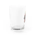 一色に統一できなくて白の哀愁ラッコ Water Glass :left