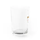 mocha_jasmine_shopの秋田犬　犬丸　あきたいぬ　いぬまる Water Glass :left