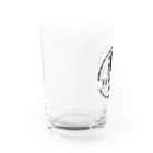 ふみきりグッズSHOPのロゴ風ふみきり【名入れ可】デザイン① Water Glass :left