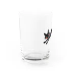 かまくらまいのくつしたくろねこ Water Glass :left