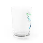 ちょこ太郎SUZURIショップの天使ちょこ太郎 Water Glass :left