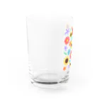 A33のレインボープライド　フラワー Water Glass :left