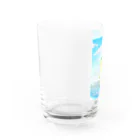 ぷωて( •́ .̫ •̀ و(و "の梅雨明け Water Glass :left