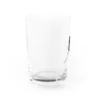 下田村の鳥の絵・バードウォッチング・シジュウカラ Water Glass :left