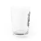 襤褸錦企画の蛸娘ちゃんグッズ●黒線● Water Glass :left