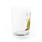 『NG （Niche・Gate）』ニッチゲート-- IN SUZURIの意味深長シリーズ　い～ち、に～いh.t.(黒文字) Water Glass :left