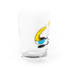 ぷりぷりうちゅうじんとぽこチャの店のチャーハンとぷりぷりうちゅうじん Water Glass :left