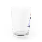 梅兎彩の夏服メイドちゃん Water Glass :left