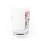 つれづれ　&　ビション・フリーゼの100均画材のお手製マイ・プリンセス Water Glass :left