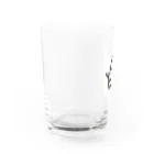 桐谷こむぎのおみせｽｽﾞﾘ支店の桐谷こむぎロゴ・白 Water Glass :left