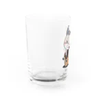 chicodeza by suzuriのさすらいのギターロバ Water Glass :left