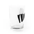 Yuki Villageのオリジナルネームグラス Water Glass :left