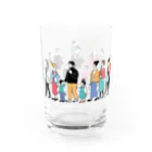 マツの大勢の人たち Water Glass :left