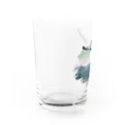 雁花工房（寄付アイテム販売中です）の栗駒山とシジュウカラガン（寄付付き） Water Glass :left