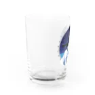 Kotetsu diary(SUZURI店)のフラットコーテッドレトリバー×クール Water Glass :left