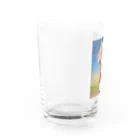 くまきち＠kyonyamamotoの不思議な国のフィッシュフットマンとにゃん Water Glass :left