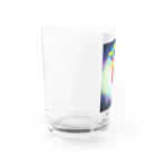 銀の龍の不滅の鳳凰様 Water Glass :left