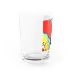 m/artworkのRed series Water Glass :left