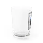 せつらの切手風　カラー Water Glass :left