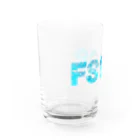 FS108(ファンタジスタ入れ歯)イラスト　絵描きのFS108　水ロゴ Water Glass :left