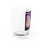 MYO ART の蝶と花　バタフライ Water Glass :left