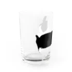 えりんごのねそべりうさぎ Water Glass :left