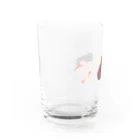 竹さんの3色キーウィ Water Glass :left