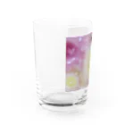 光のパステルアート　Hisaの光のパステルアート　ひかり Water Glass :left