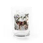 Yuumi Sugiuraの葉の鹿／鹿の枝 Water Glass :left