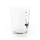 紅天本舗の猫に魅了される＊黒＊グラス Water Glass :left