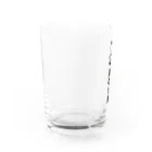 文字でもじもじ 文字Ｔシャツのノンアルコール Water Glass :left