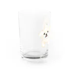 hanapecha_wannyanのポメペキちゃん＆ペキニーズ Water Glass :left