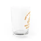 キッズモード某のバイク日和(イエロー) Water Glass :left