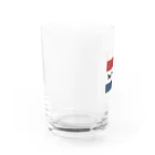 nordic_irishsetterのトリコロールノルディック Water Glass :left