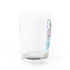 オクサバットの織姫ボタンちゃん Water Glass :left