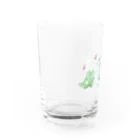 シバの踊るイエアメ Water Glass :left