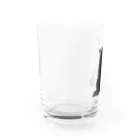 MiYABiの仰向けの猫 Water Glass :left